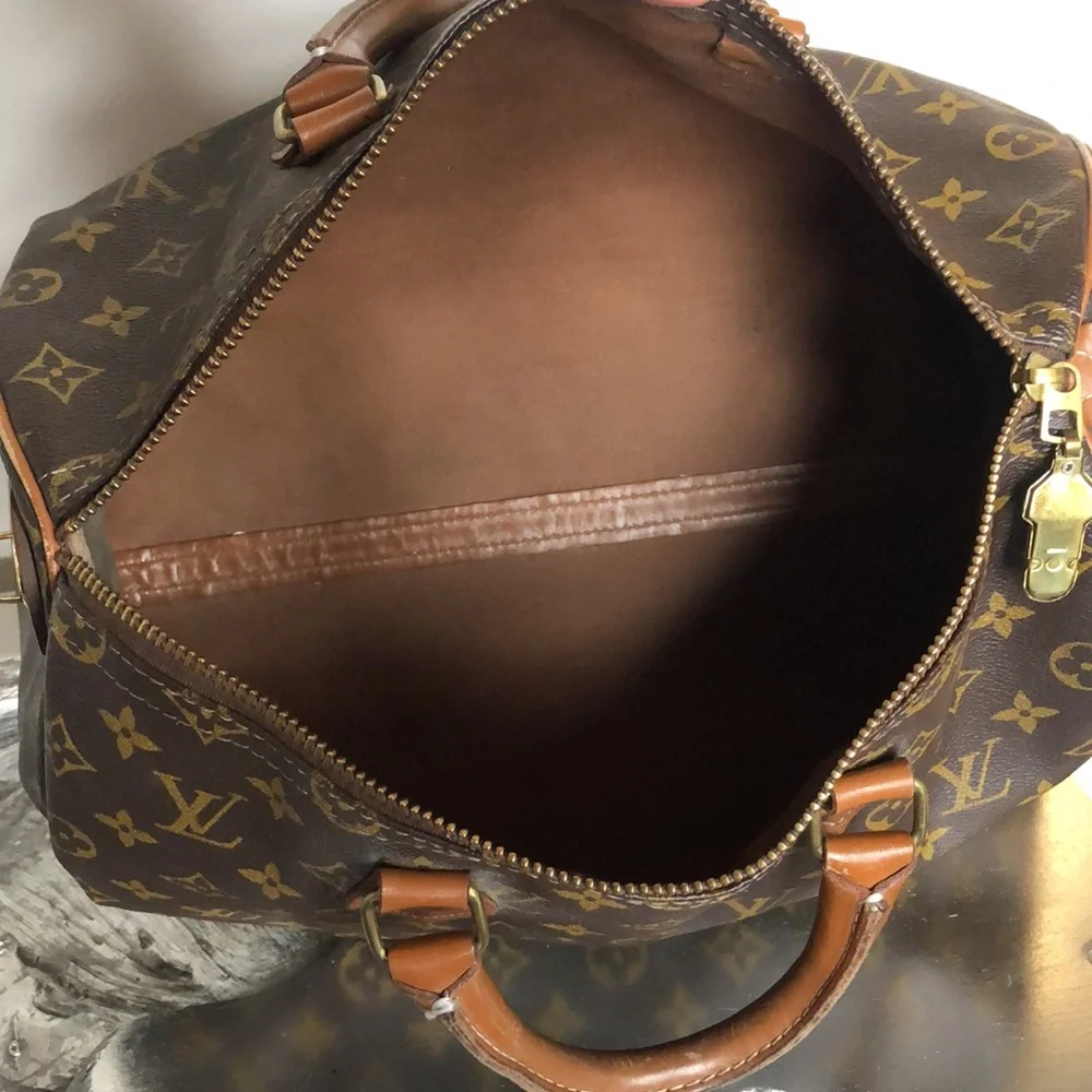 ❌SOLD❌⭐️RARE ⭐️Louis Vuitton Speedy 35 - French Company USA ✨ COLLECTIBLE - Picture 14 of 16